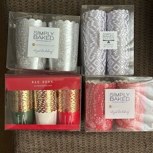 Simply Baked and Rae Dunn Baking Cups Set